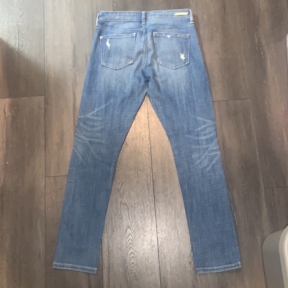 Pilcro and the Letterpress Blue Distressed Jeans - Picture 8 of 13